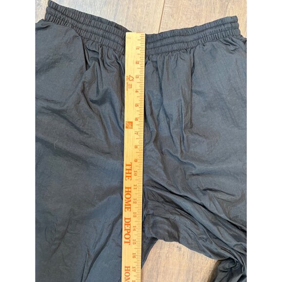 Vintage 90s USA Olympics Black Womens Tracksuit XL Nylon Lined Logo Drawstring - Picture 14 of 14